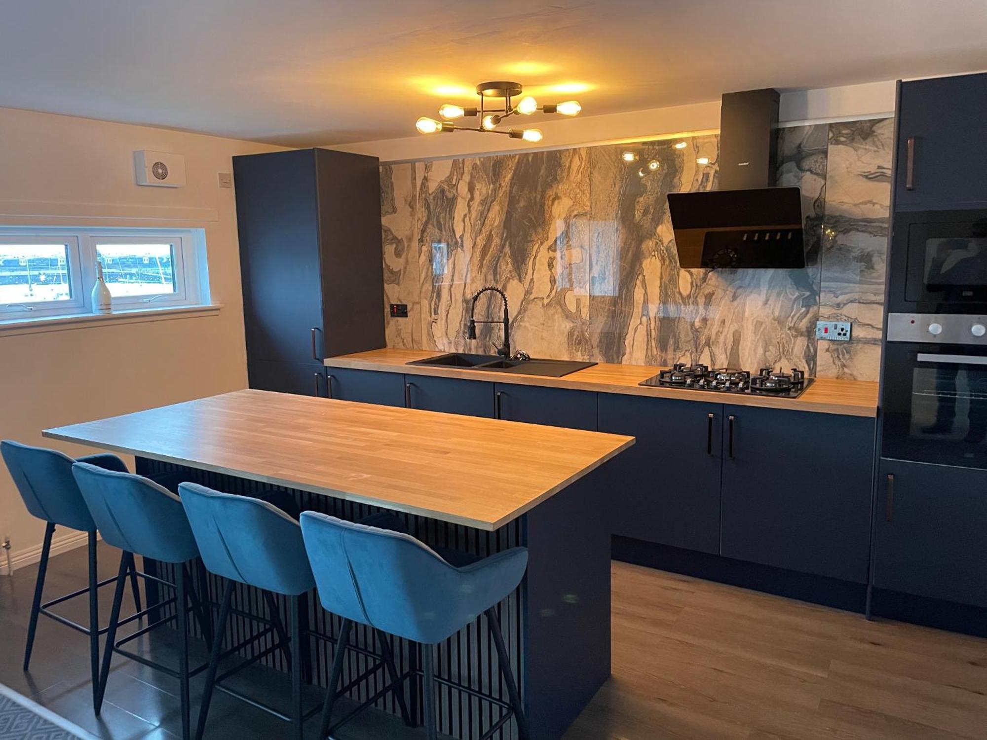 Appartamento Harbour Bliss Ardrossan Esterno foto